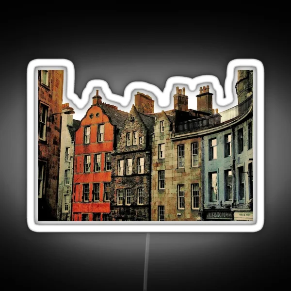 Edinburgh Skyline RGB Neon Sign