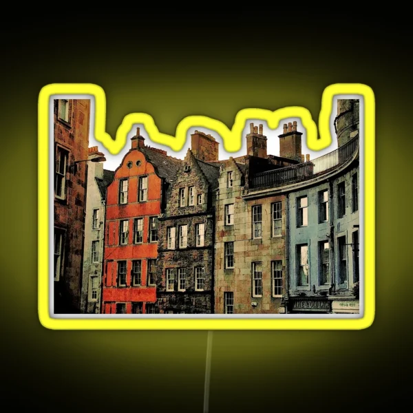 Edinburgh Skyline RGB Neon Sign