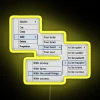 Customizable RGB Color Change LED Display Sign with Neon Effect