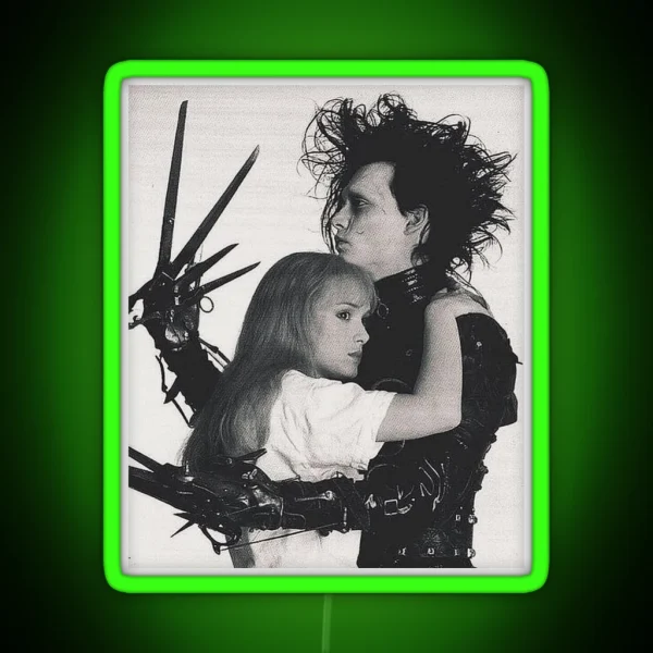 Edward Scissorhands RGB Neon Sign