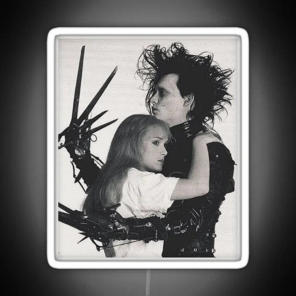 Edward Scissorhands RGB Neon Sign