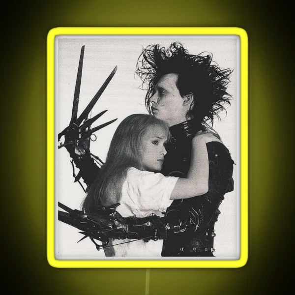 Edward Scissorhands RGB Neon Sign