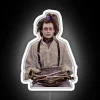 Edward Scissorhands Inspired RGB Neon Sign with Protective Face Mask Artwork