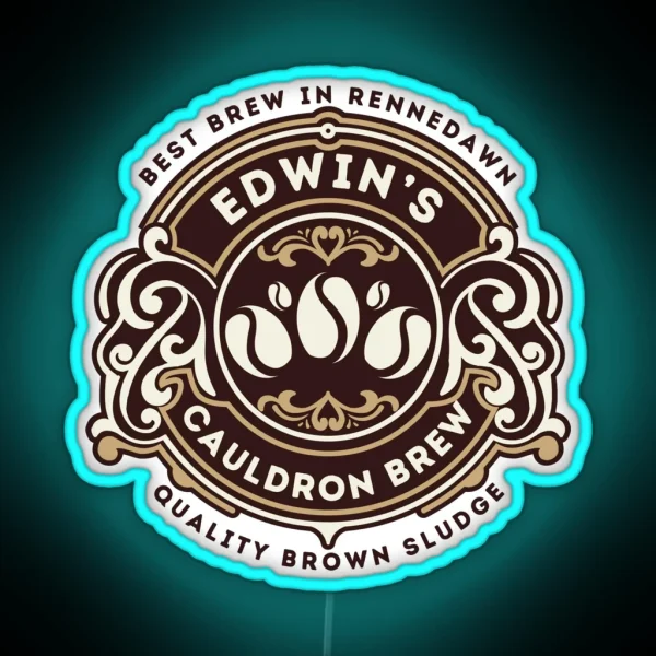 Edwin S Cauldron Brew Assistant To The Villain RGB Neon Sign