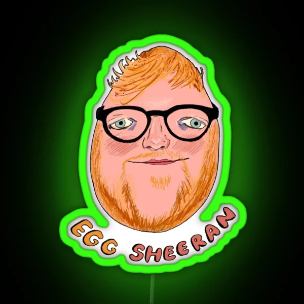 Egg Sheeran RGB Neon Sign