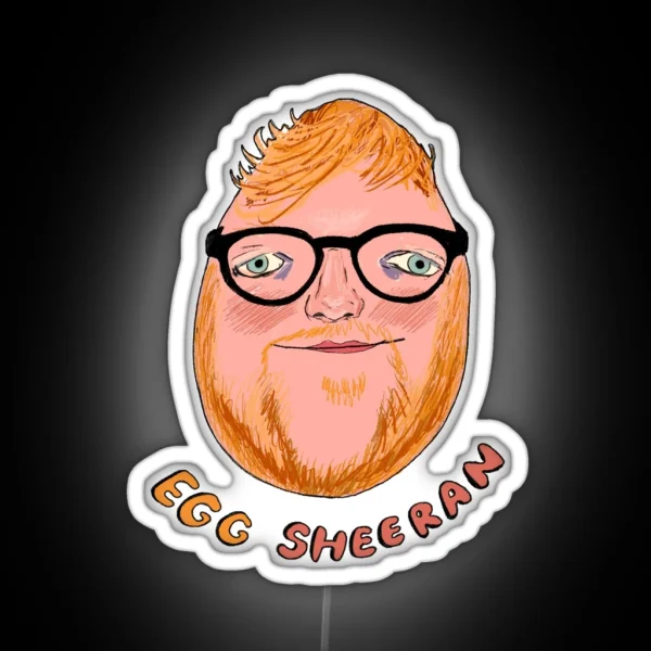 Egg Sheeran RGB Neon Sign