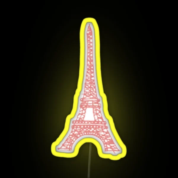 Eiffel Tower RGB Neon Sign