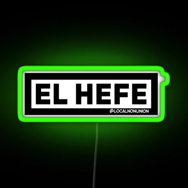 El Hefe Led RGB Neon Sign