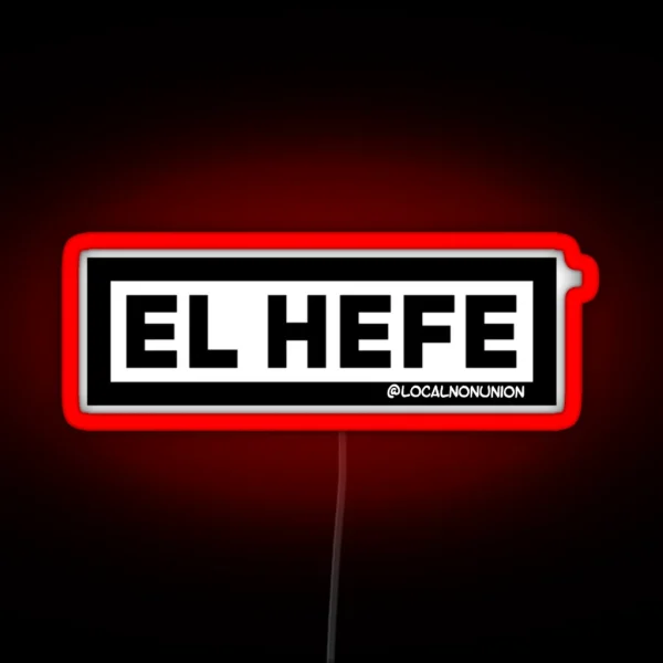 El Hefe Led RGB Neon Sign