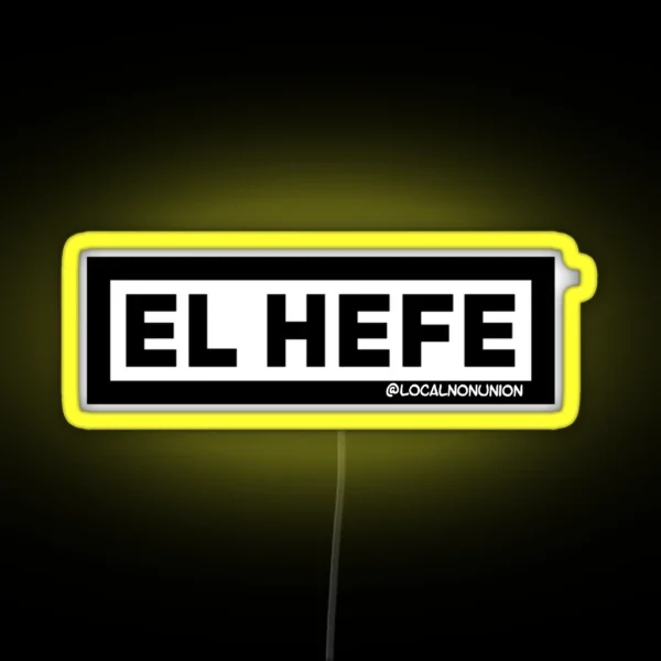El Hefe Led RGB Neon Sign