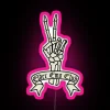 Elegant RGB LED Neon Sign with Edgy Elegant Design Patterns