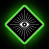 Eye-catching black and white LED neon bar decor sign lighting
