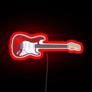 Electric Guitar Music Instrument RGB Neon Sign