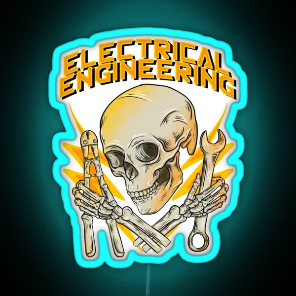 Electrical Engineering RGB Neon Sign