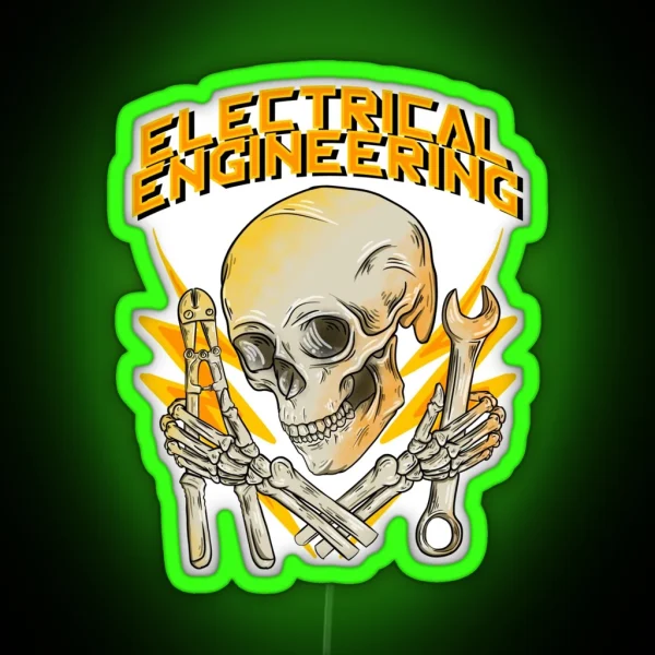 Electrical Engineering RGB Neon Sign