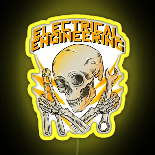 Electrical Engineering RGB Neon Sign
