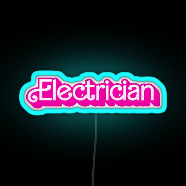 Electrician RGB Neon Sign