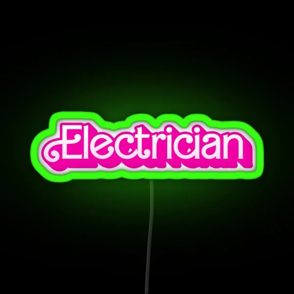 Electrician RGB Neon Sign