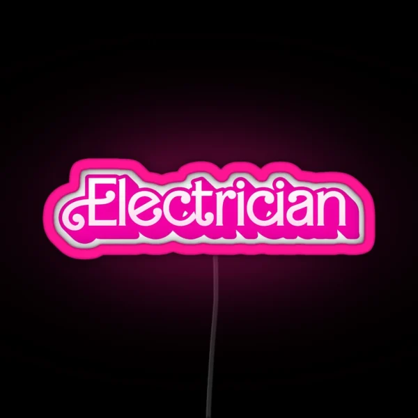 Electrician RGB Neon Sign
