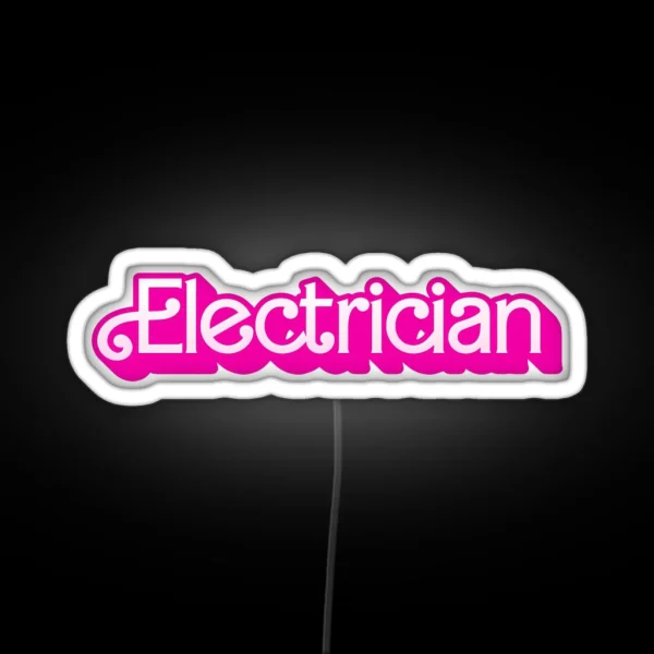 Electrician RGB Neon Sign