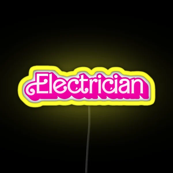 Electrician RGB Neon Sign