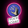 Dynamic RGB LED Neon Sign with Bolts Electric Light Design