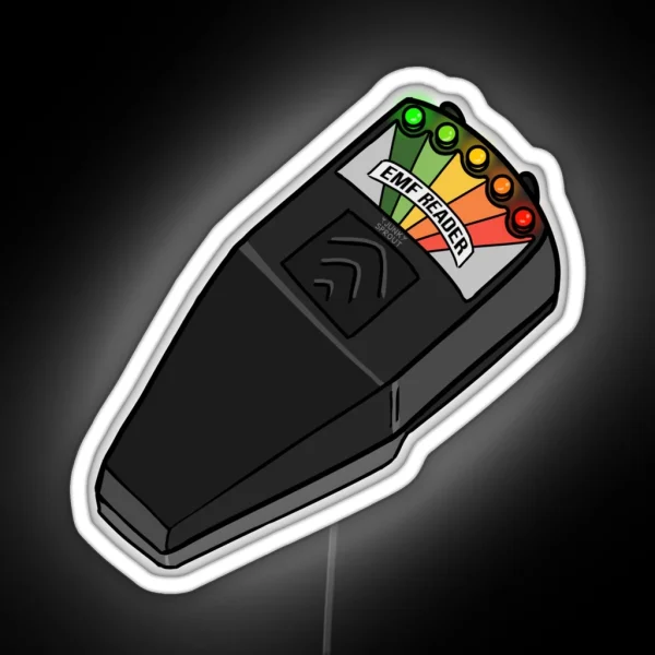 Electro Magnetic Field Detector EMF Reader RGB Neon Sign