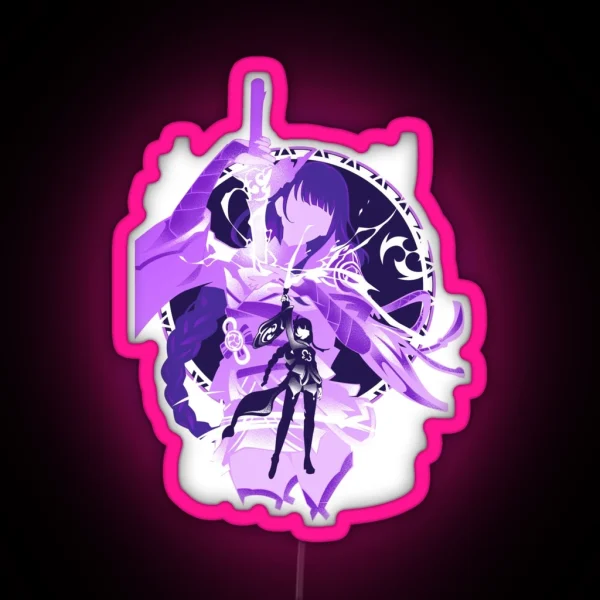 Electro Raiden Shogun RGB Neon Sign