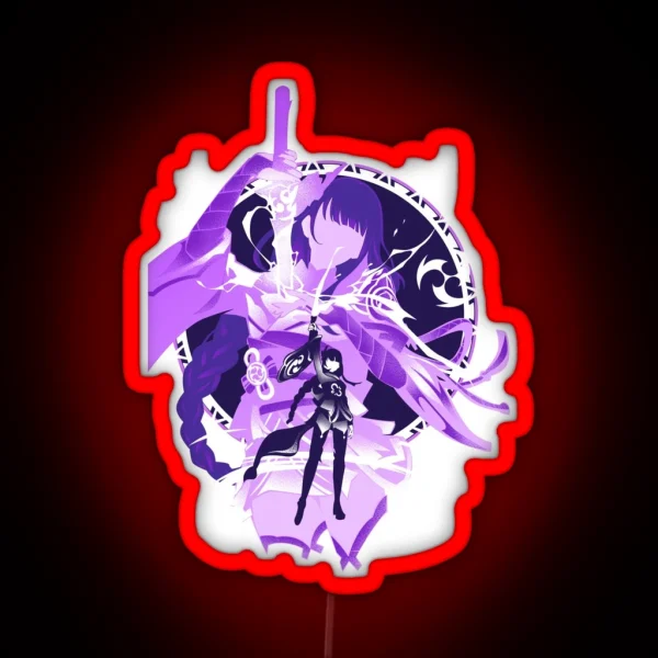 Electro Raiden Shogun RGB Neon Sign
