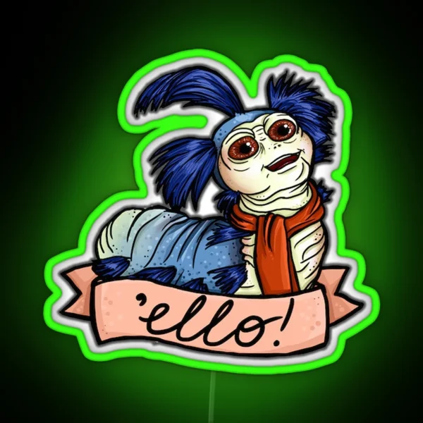 Ello Labyrinth Worm RGB Neon Sign