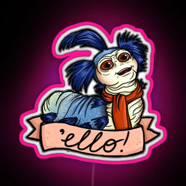 Ello Labyrinth Worm RGB Neon Sign