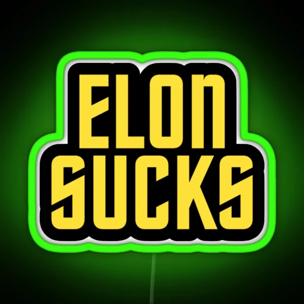 Elon Sucks RGB Neon Sign