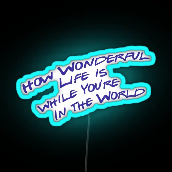 Elton Lyric RGB Neon Sign