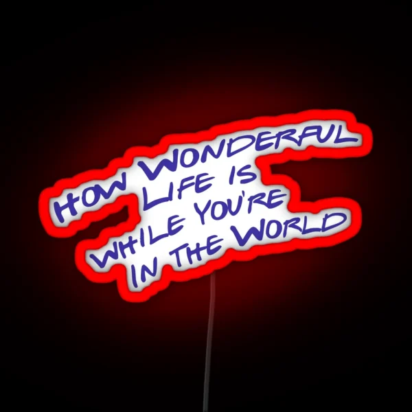 Elton Lyric RGB Neon Sign