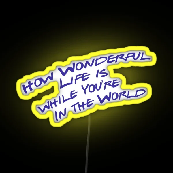 Elton Lyric RGB Neon Sign