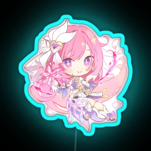 Elysia Herrscher Of Human Ego Honkai Impact 3rd RGB Neon Sign