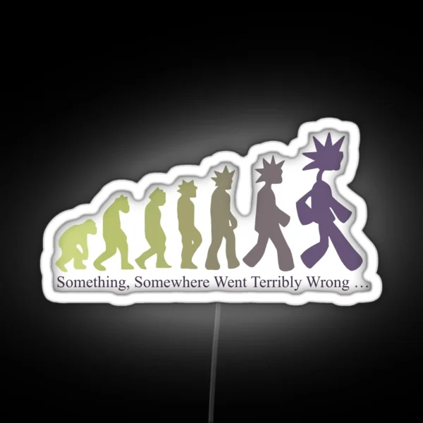 Emergency Intercom Something Somewhere Merch Purple RGB Neon Sign
