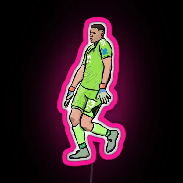 Emi Dibu Martinez Dance Celebration RGB Neon Sign