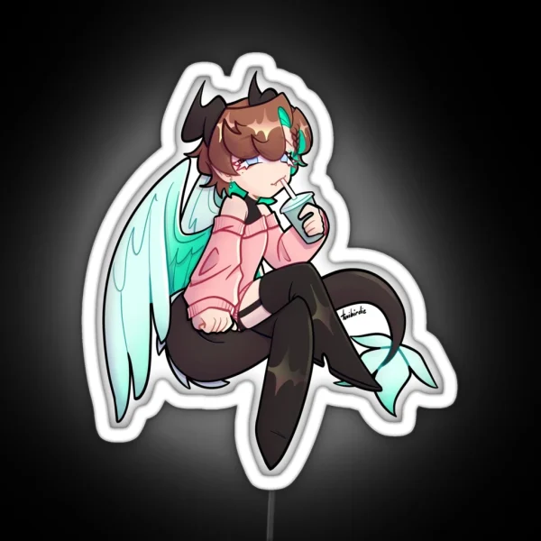 Emile Dragon Boy RGB Neon Sign