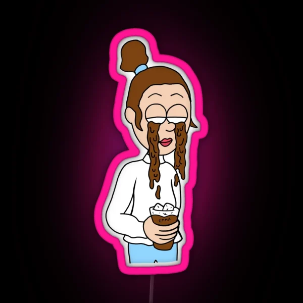 Emma Chamberlain Coffee Tears RGB Neon Sign