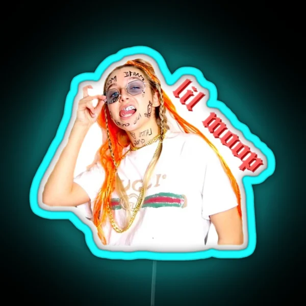 Emma Chamberlain Lil Moop RGB Neon Sign