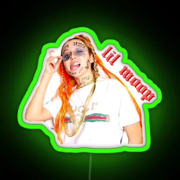 Emma Chamberlain Lil Moop RGB Neon Sign