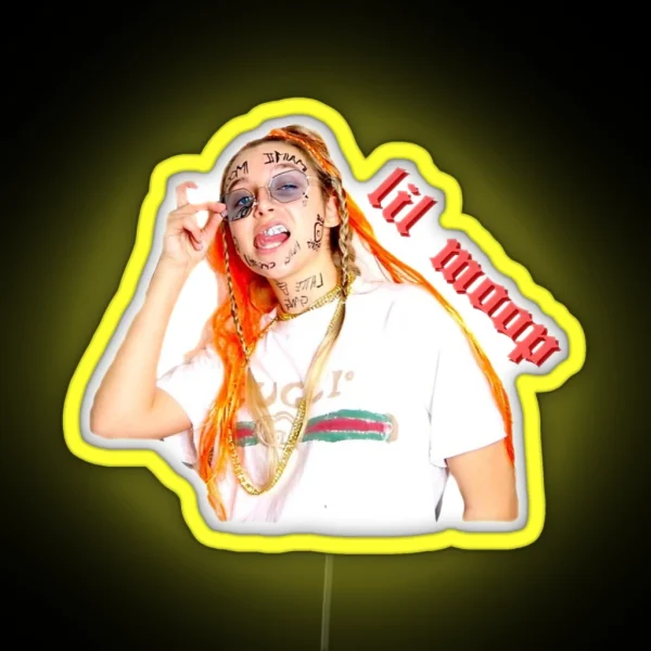 Emma Chamberlain Lil Moop RGB Neon Sign