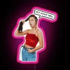 Emma Chamberlain's Wellbeing Prioritized with Vibrant RGB Neon Sign Lighting