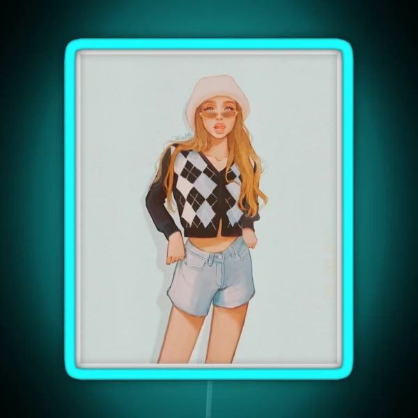 Emma Chamberlain RGB Neon Sign
