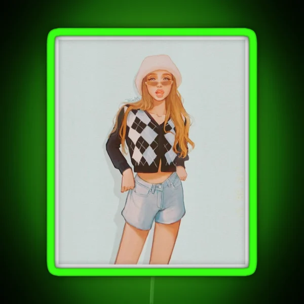 Emma Chamberlain RGB Neon Sign