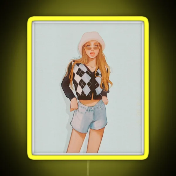 Emma Chamberlain RGB Neon Sign