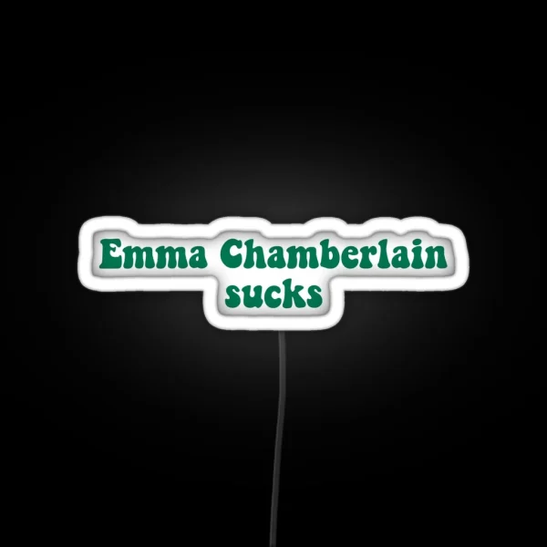 Emma Chamberlain Sucks RGB Neon Sign