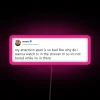 Customizable RGB Neon Sign with Emma Chamberlain Inspired Aesthetic Quote