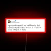 Emma Chamberlain quote in vibrant RGB neon light glow style